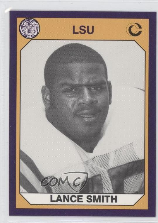 1990 Collegiate Collection LSU Tigers Lance Smith #76 0s5
