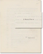 Stephen Sustarsic TRAPPED Original script for an unproduced play 1970 #164143