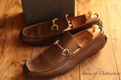 GUCCI Tan Leather Horsebit Loafers Men’s Size IT 8.5 / EU 42.5 / US 8.5 Horsebit 1953 leather loafers in brown - Gucci | Mytheresa main image 2