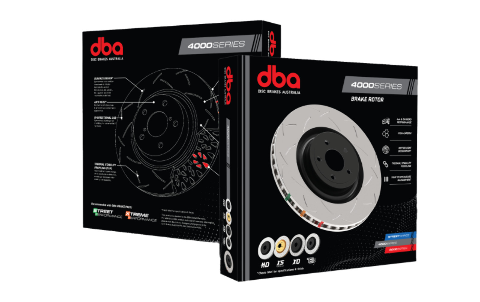 DBA for 01-11 Lotus Elise/Exige S2 Front/Rear T3 4000 Series Slotted Rotor