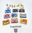 Vintage G1 80's Transformers Cassette Lot 9 Different Figures Some Accessories