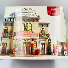St. Nicholas Square Village Collection OPERA HOUSE Ballet Musical Illuminated
