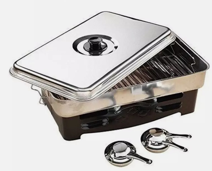 Haus Fisch Fleisch Smoker Ofen 2 Brenner BBQ Camping Boot Angeln