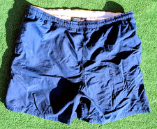 Vintage PROSPIRIT Navy Nylon/Poly Swim Trunks/Board Shorts Men's Size Medium GUC