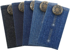 Denim Waistband Extenders by  Button Extender for Pants  Denim Material  Pac