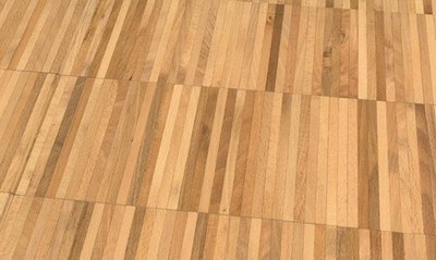 Hochkantlamellenparkett Buche ungedämpft Industrie 10mm - Hochwertiges Massivpar