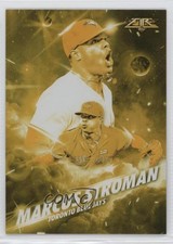 2017 Topps Fire Fired Up! Gold Minted Marcus Stroman #F-7 0w8