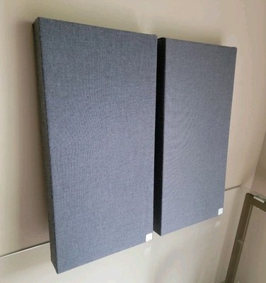 4 Sound Absorbing Acoustic Wall Panels in STEEL - SET of 4