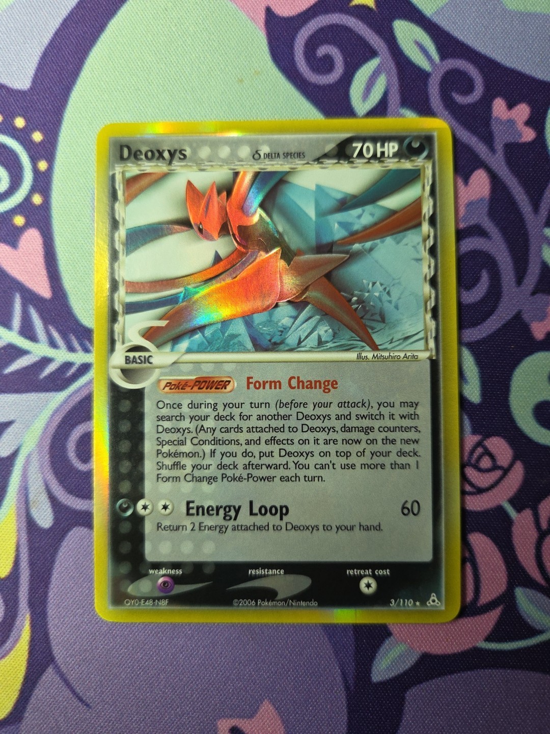 Pokémon TCG EX Holon Phantoms Deoxys (Delta Species) 3/110 Near Mint