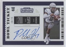 2019 Panini Contenders Draft Picks Bowl Ticket 20/25 Darrell Henderson Auto 0c2