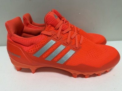 Size 12 Mens Adidas Ultraboost Solar Red Football Cleats JP7411 NEW