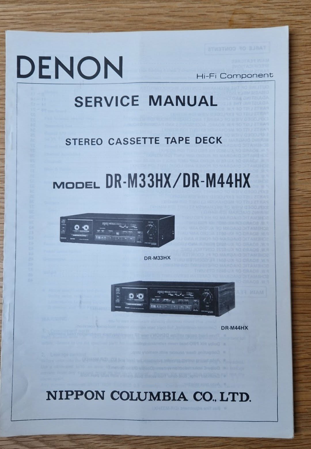 Denon DR-M33HX vintage audio equipment - eBay listing photo 2