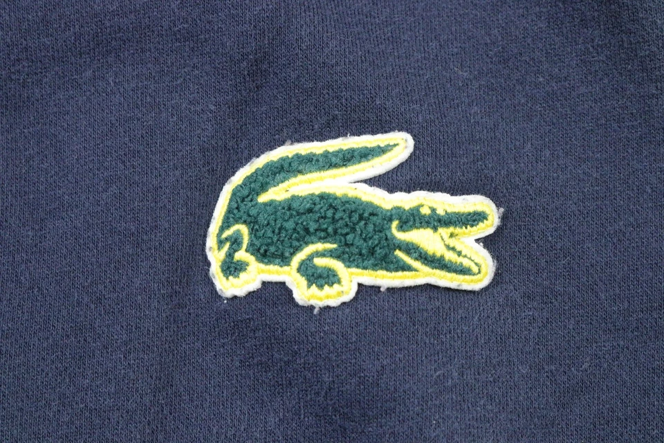 Lacoste Varsity Jacket Boys 14 164cm Sherpa Lined Snap Button Classic Bomber - Image 3 of 4