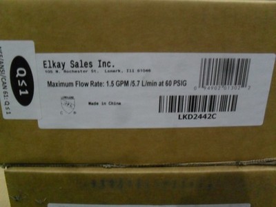 Elkay LKD2442C 8''CC 2 Handle Kitchen sink faucet Chrome