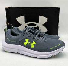 Under Armour UA BGS ASSERT 10 Boys NEW Running Shoes Gray US Size 6.5Y