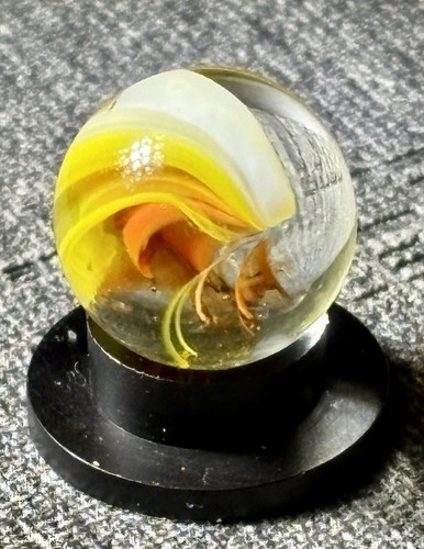 VTG Vitro Hybrid Pee Wee Cat’s Eye Marble .50” Mint