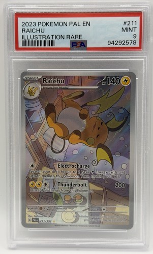Raichu graded PSA 9 for sale on eBay