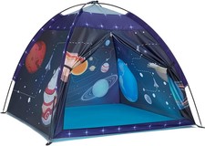 Kids Space World Play Tent, Portable, Blue, for Boys Girls 3-8