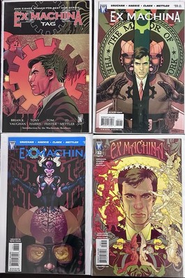 EX Machina Lot of 4 Wildstorm Comic Books