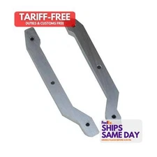 Dart 62220006, 2 Pack Natural Aluminum End Rail Spacer Kit Bbc Tall Deck W/Rp He