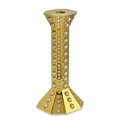 PEARLA FLAMMA - 24K Gold and Chanel Pearl Candlestick Set