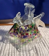 Kitras Art Glass Angel of Memories Canada W/Hang Tag, Box (Missing Packaging)
