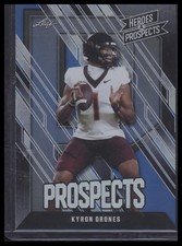 2024 Leaf Heroes & Prospects #88 Kyron Drones Blue #/99
