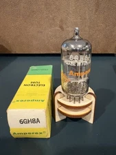 AMPEREX 6GH8A FRANCE Globe Logo Vacuum Tube Hickok Tested ANOS🎸