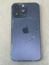 iPhone 14 Pro Max Purple CRACKED Back Housing Replacements Apple OEM
