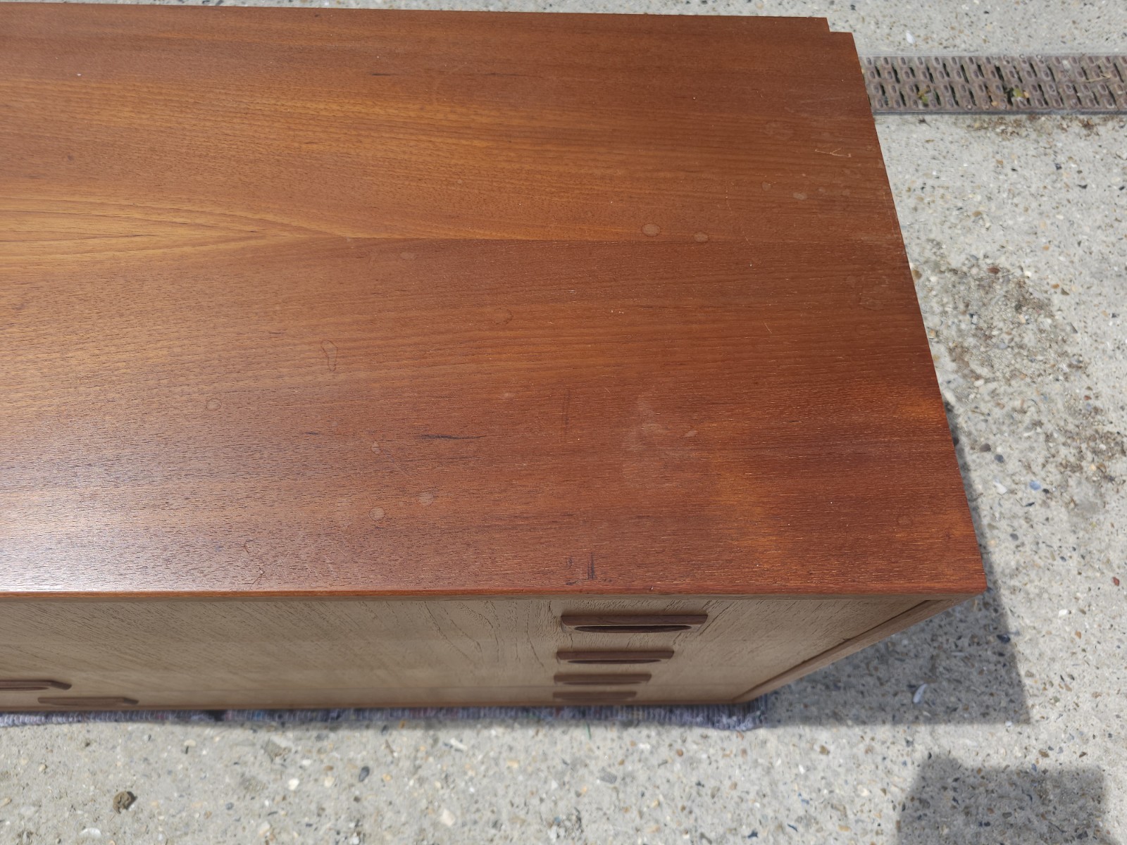 Mid Century Teak Danish Wall Mounted Chest Of Drawers Retro 1960s — image 10