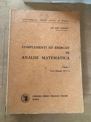 Ergänzungen und Übungen zur mathematischen Analyse Band 1 Universität der Studien