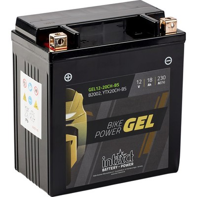 intAct Batterie Bike Power Gel geschlossen TX20CH-BS  12 Volt, 18Ah