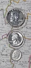 3 coin LOT - 90% Silver US Coins  "OVER 1/2 Oz Pure Silver" Estate Coin Sale