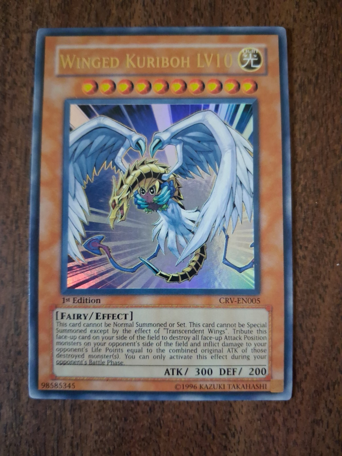Winged Kuriboh LV10 CRV-EN005 Cybernetic Revolution 1st Edition