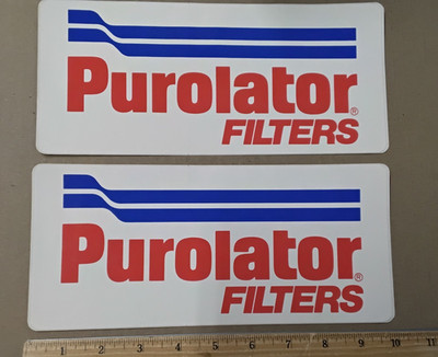 Purolator Filters Nascar Drag Racing decal sticker 10'' Pearson Wood Brothers Lot