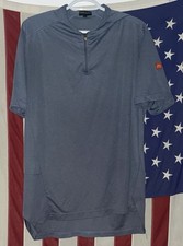 McDonald s Apparel Collection Employee Uniform Men s Large Quarter Zip Shirt EUC