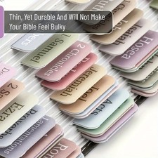 5 sheet/set Bible Index Tabs Laminated Bible Tabs Bible Labels Tabs Sticky Notes