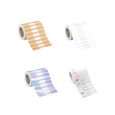 1 Roll 500 Pieces Jewelry Price Tags Stickers Blank Price Label