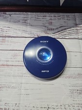 Sony Walkman D-NE005 Blue Portable MP3/CD Player - WORKING - CLEAN Vintage