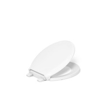KOHLER Cachet Nightlight Round Toilet Seat Soft Close, Round, White