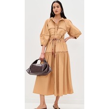 FARM RIO Chemise midi shirt dress