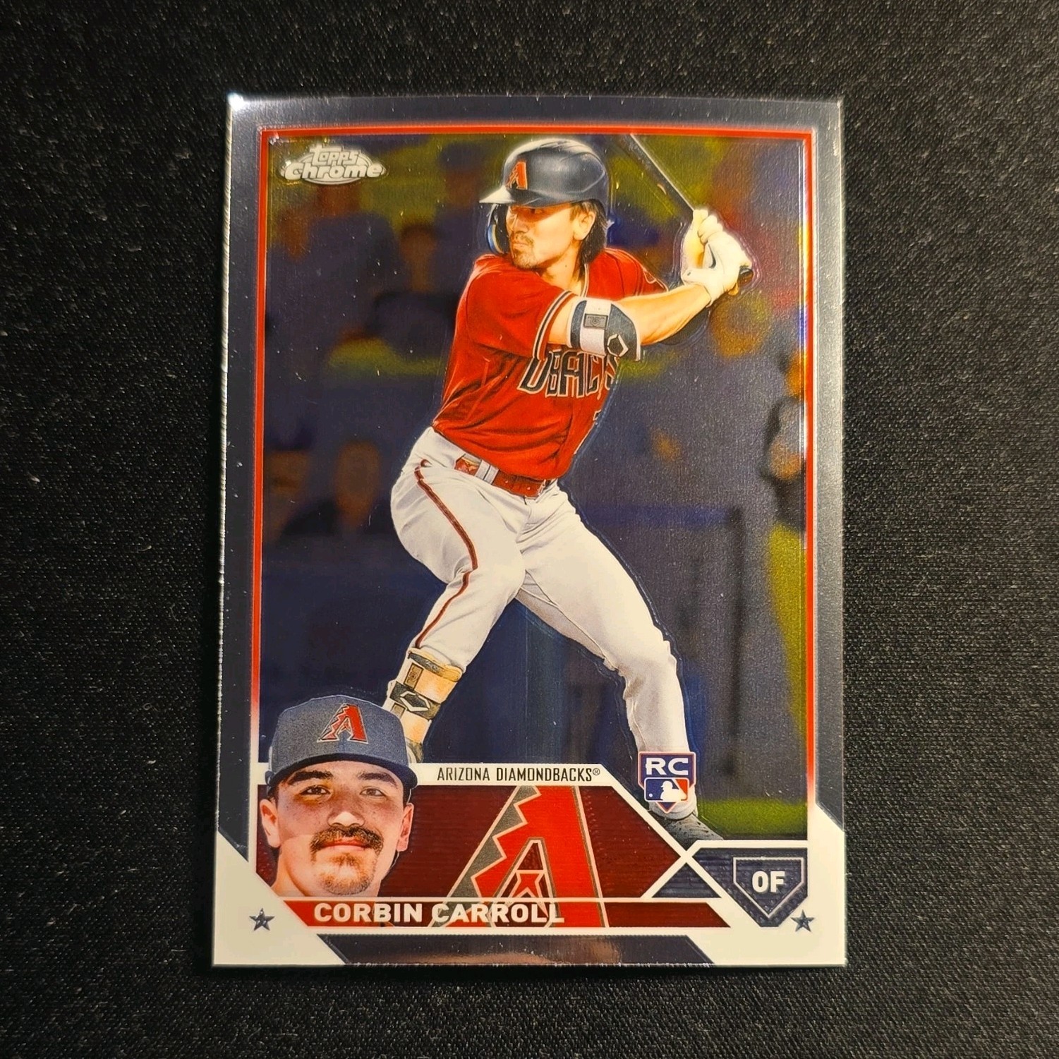 Topps 2023 Chrome Rookie Corbin Carroll #95 Base Arizona Diamondbacks