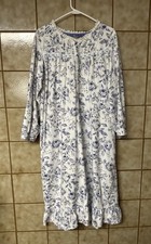 LA Cera Womens Rose Ruffle 100% Cotton Nightg...