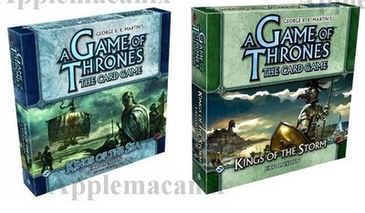 2) A Game of Thrones LCG 1st Edition Deluxe Expansions Kings