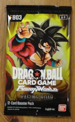 Dragonball Super Card Game Fusion World Raging Roar 12-Card Booster Pack |  eBay