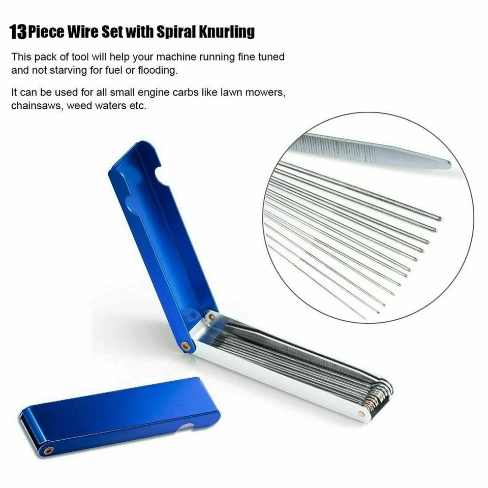 Juego de herramientas kit de limpieza para quitar chorro de suciedad de carbono carburador de piezas de motocicleta Foto 2 de 4