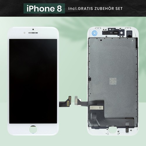 Display LCD per iPhone 8 con vetro Retina completo frontale BIANCO WHITE ELBI - Foto 4 di 5