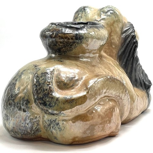 RARE, VASE "CHIEN DE FÔ" Art Déco Grés GUERIN à BOUFFIOULX Céramique Belgique... - Picture 7 of 18