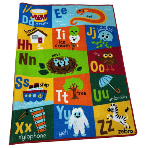 ABC Rug, Educational Play Rug, Area Rug, Kids Rug, Children Rug, 51”x72” - Picture 20 of 23