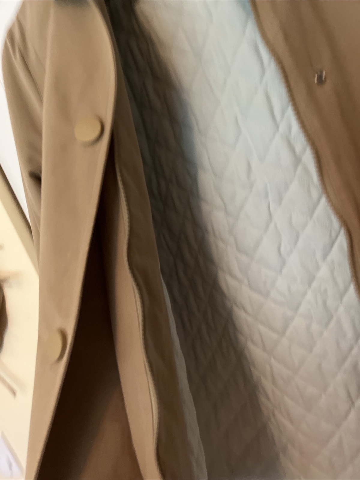 LACOSTE WOMANS ALL WEATHER HOODED JACKET SIZE 42 Gem